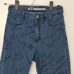 ZARA| High Waisted Jeans